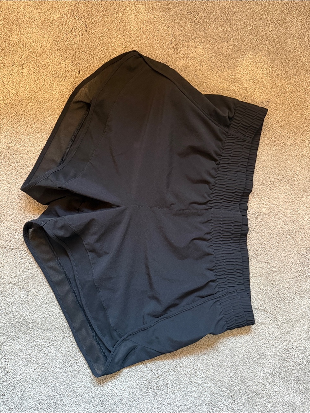 Women's Black Athleta mesh pacer 4in Shorts